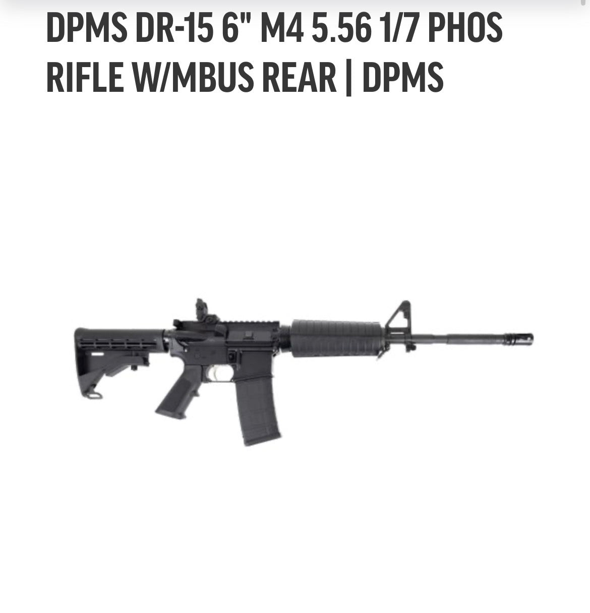 DPMS AR-15 5.56X45