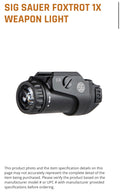 sig sauer weapon light